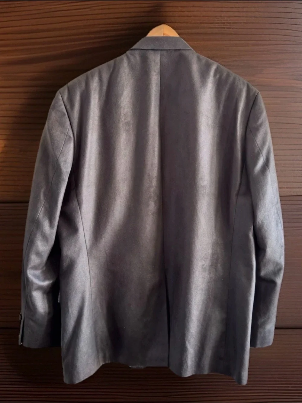 Ralph Lauren Charcoal Suede-Look Sport Coat
